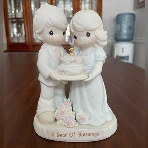 Precious moments a year of blessings figurine.  Beautiful condition.